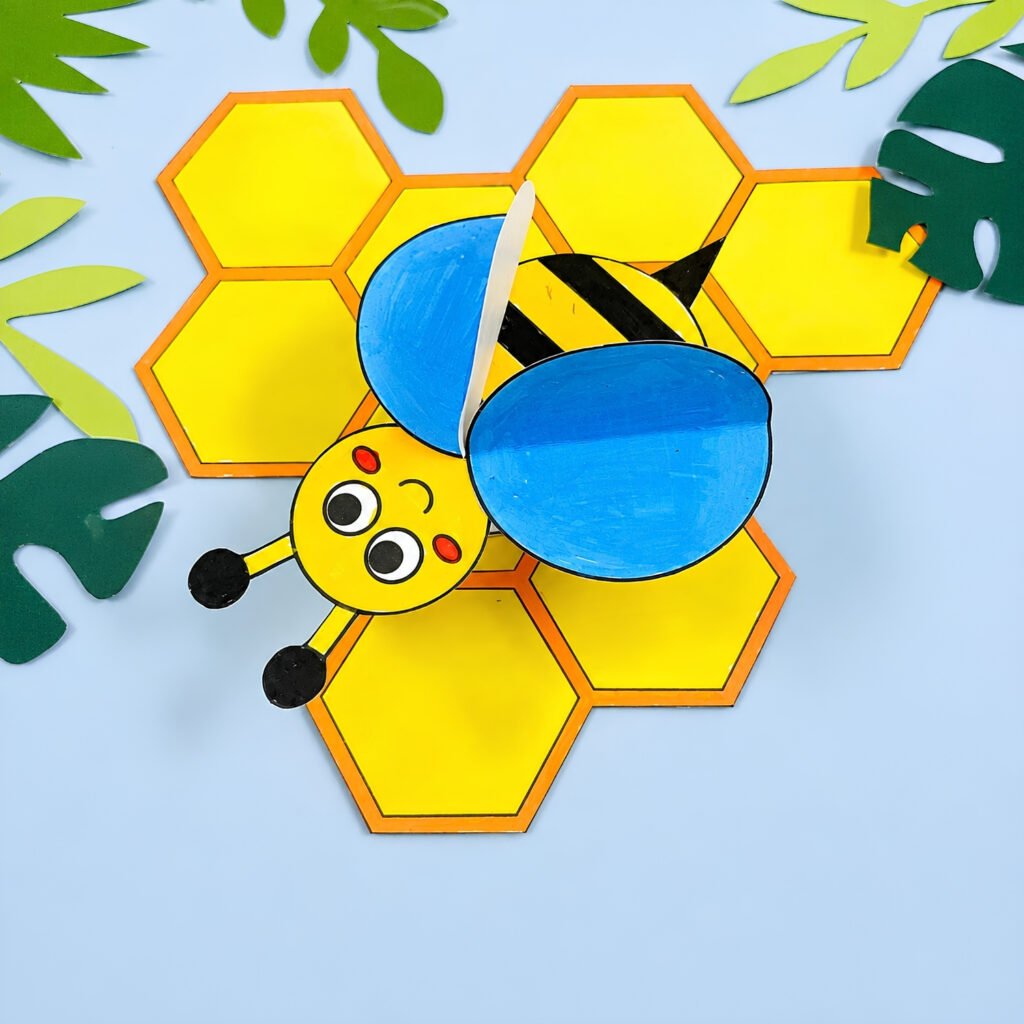 Bee & Honeycomb 3D Craft