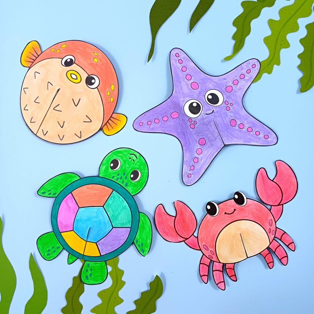 3D Ocean Animals